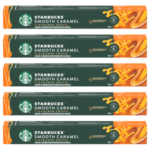 스타벅스 네스프레소 스무스 캐러멜향 캡슐 커피, 5.1g, 10개입, 5개