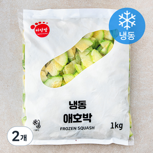 마당발 애호박 (냉동), 1kg, 2개