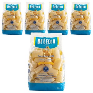 데체코 파케리 파스타, 500g, 5개