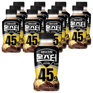 테이크핏 몬스터 초코바나나 근육이 마시는 완전 단백질, 350ml, 12개