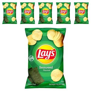 레이즈 씨위드 감자칩, 170g, 6개