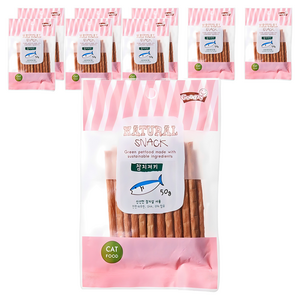 굿데이 네츄럴 스낵 고양이 간식, 참치져키, 50g, 9개