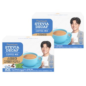 맥널티커피 스테비아 디카페인 커피믹스, 9.5g, 30개입, 2개