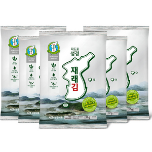 지도표성경 재래 전장김, 37g, 5개