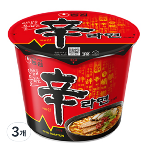 신라면 큰사발면 114g, 3개