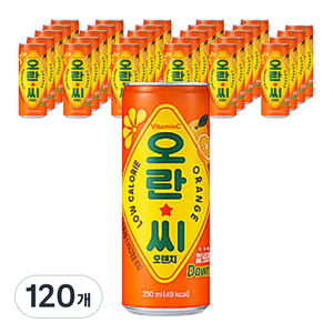 오란씨 오렌지 탄산음료, 250ml, 120개