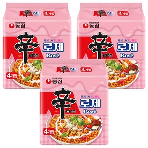 신라면 로제 134g, 12개
