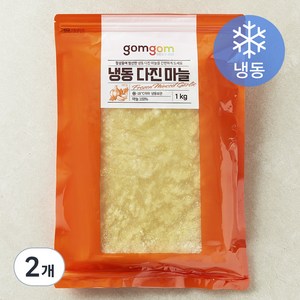 곰곰 냉동 다진마늘, 1kg, 2개