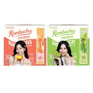 티젠 콤부차 망고구아바 5g x 30p + 샤인머스켓 5g x 30p 세트