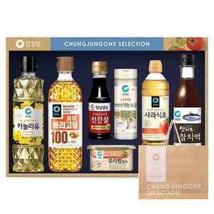 청정원 행복 9호 선물세트 + 쇼핑백, 1세트