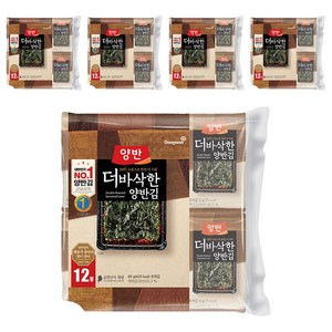 양반 더 바삭한 김, 60g, 5세트