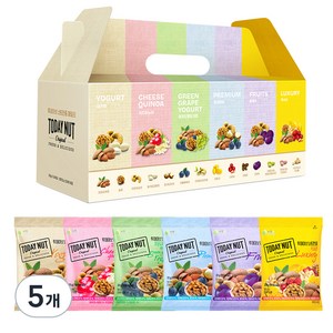 투데이넛 너트한줌 패밀리 견과 6종 선물세트 600g, 5세트