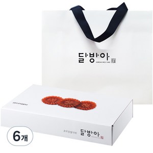 달방아 호박찹쌀약과 20p + 쇼핑백, 800g, 6개