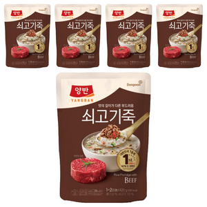 양반 쇠고기죽, 420g, 5개
