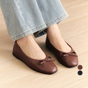 아피나르 여성 베이직 리본 플랫 슈즈