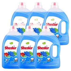 쉬슬러 액체세제 에이프릴 본품, 3.05L, 6개