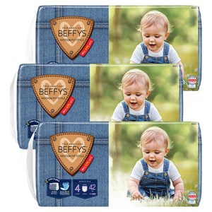 베피스 모션핏 팬티형 기저귀 남녀공용 대형 4단계 (10~14kg), 대형(L), 126매