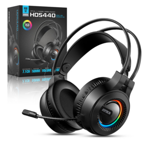 조이트론 버추얼 7.1채널 서라운드 노이즈캔슬링마이크 PC 게이밍 유선 헤드셋