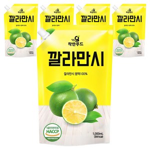 착한푸드 깔라만시 원액, 1L, 5개