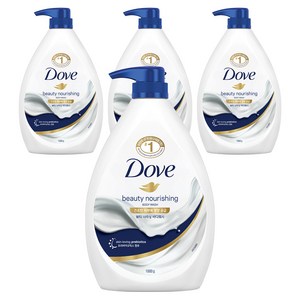 도브 뷰티 너리싱 바디워시, 1kg, 4개
