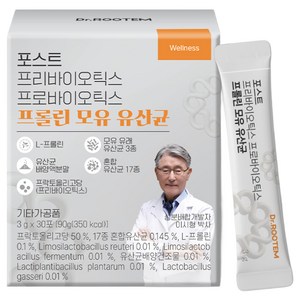닥터루템 포스트 프리바이오틱스 프로바이오틱스 프롤린 모유 유산균, 90g, 1개