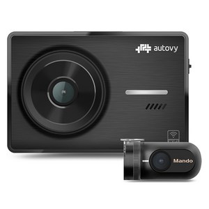 만도 오토비 와이파이 전후방 FHD HD 2채널 블랙박스 AK700