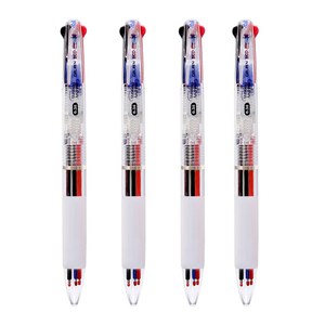 탐사 펜카이브 부드럽게 써지는 3색 젤펜 0.38mm 4종 세트, 혼합색상, 1세트