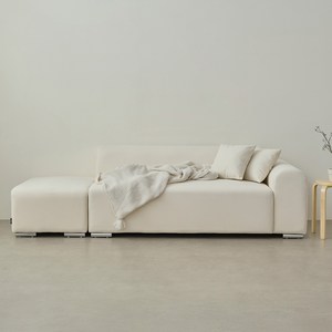 퍼리든 뮤즈 패브릭 3인용 쇼파 + 쿠션 2p + 스툴