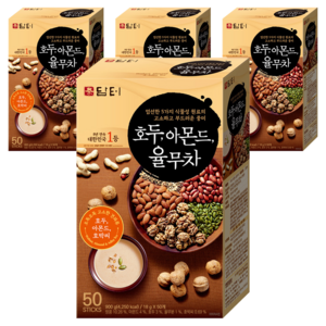 담터 호두 아몬드 율무차, 18g, 50개입, 4개