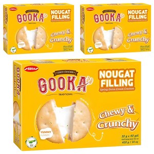 비비카 구카 누가 필링 크래커, 400g, 3개