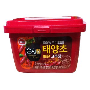 순창궁 우리햅쌀 태양초 매운고추장, 500g, 1개