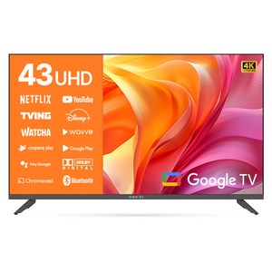 와이드뷰 4K UHD LED TV, 109cm(43인치), 스마트 TV, 스탠드형, 고객직접설치
