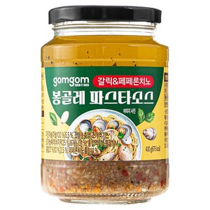 곰곰 갈릭&페페론치노 봉골레 파스타소스, 430g, 1개