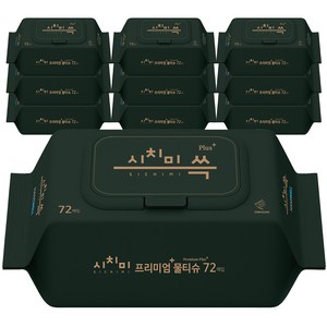 시치미 쓱 그린 플러스 프리미엄 물티슈 캡형