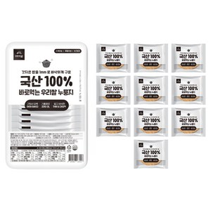 배대감 국산 100% 바로먹는 우리쌀 누룽지 10p, 280g, 1개
