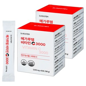 닥터루템 정품 메가루템 비타민C 3000, 180g, 2개