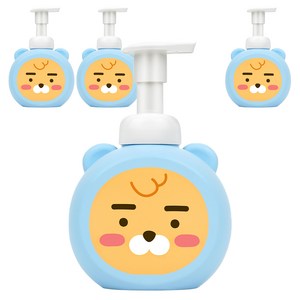 세균아꼼짝마 온더바디 항균 버블 핸드워시 리틀라이언 파우더향, 500ml, 4개