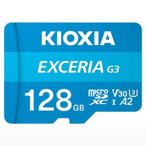 키오시아 EXCERIA 마이크로 메모리 카드 홈캠 블랙박스 CCTV SD LMEX3L128GG4