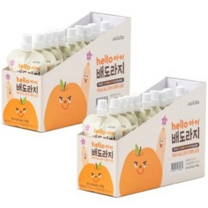 아올다 헬로아이 배도라지 80ml, 배 + 도라지 혼합맛, 20개