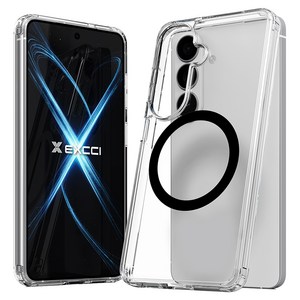 엑씨 에어스타 내장 맥세이프 호환 2배자력 변색방지 고투명 안전 범퍼 휴대폰 케이스