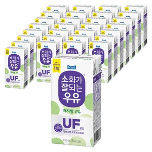 매일유업 소화가 잘되는 우유 저지방, 190ml, 48개