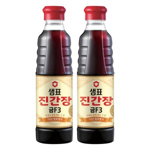 샘표 진간장 금F3, 500ml, 2개