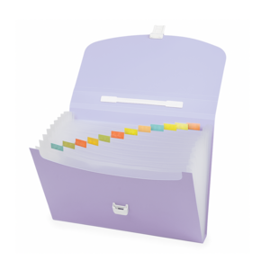 모더너리 아코디언 인덱스 파일 A4 13칸, 연보라, 1개