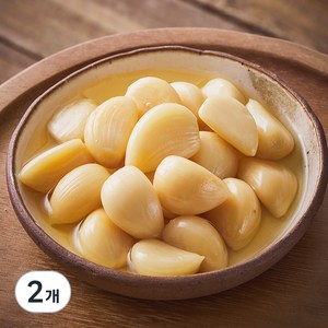 강경신안 알마늘 장아찌, 1kg, 2개