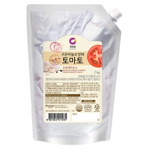 청정원 토마토 스파게티소스, 2kg, 1개