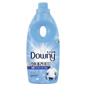 다우니 실내건조 삶음 탈취 초고농축 섬유유연제 민트 앤 시트러스 본품, 1L, 1개