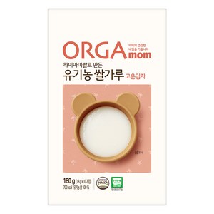 올가맘 하이아미쌀로 만든 유기농 쌀가루 고운입자, 180g, 1개