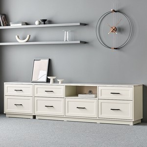 쎄라비리빙 클린트 대리석패턴 높은 거실장 방문설치