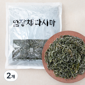 염장 채다시마, 1kg, 2개