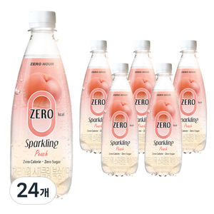 메디쿼터스 제로아워 복숭아맛 스파클링, 350ml, 24개